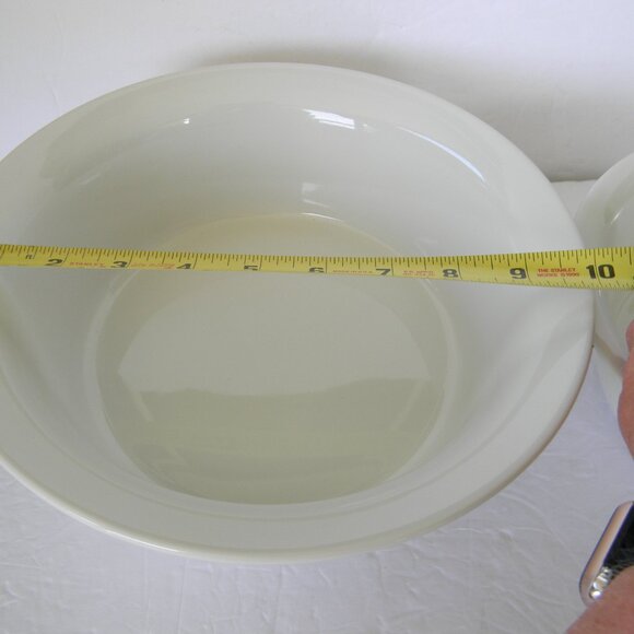 NEW Temp-tations Woodland Nostalgic S/2 Shallow Coupe Bakers WHITE 1.5 QT 2.5 QT - Picture 4 of 8